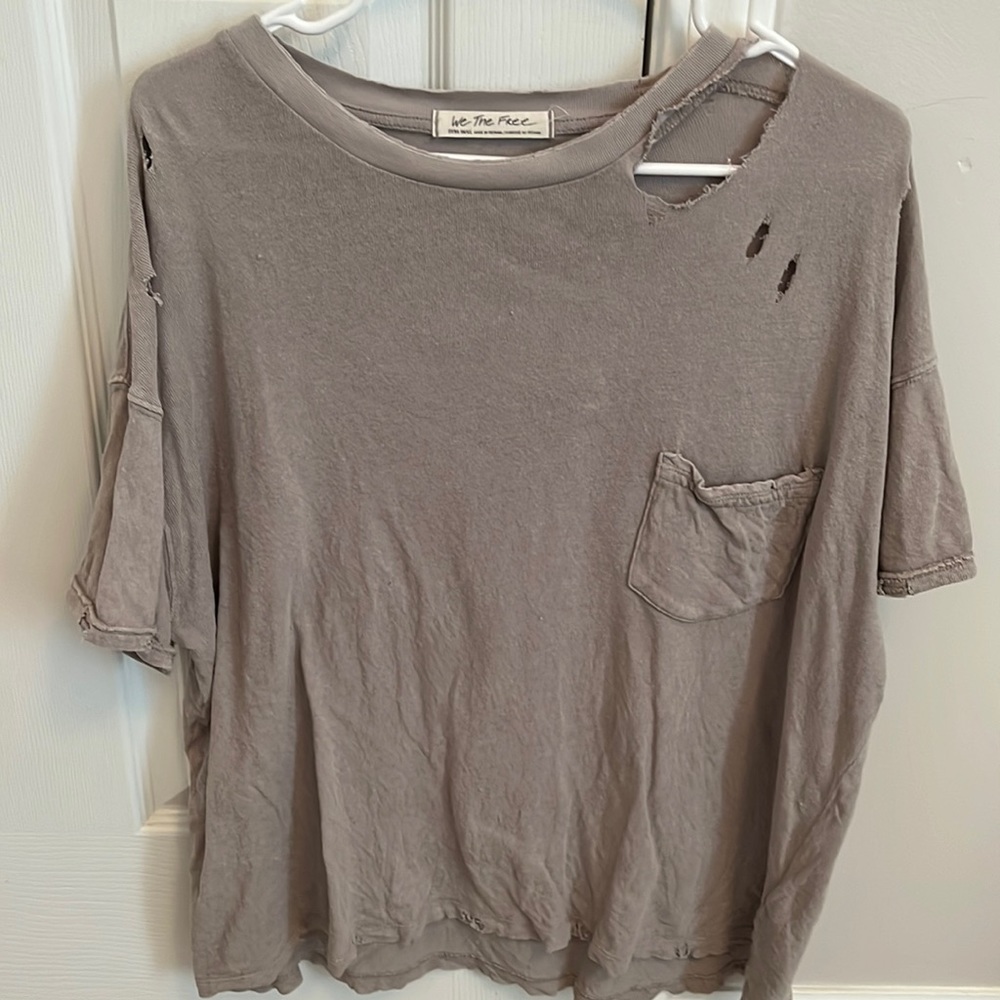 We The Free grey tee